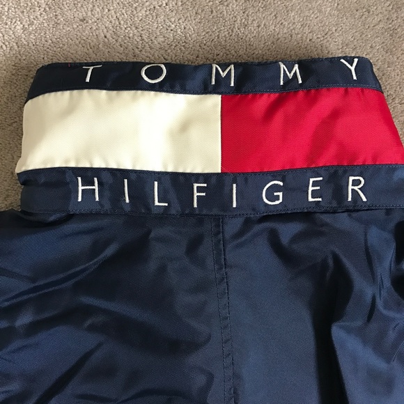 Tommy Hilfiger Jacket Size Large Vintage Spell Out - Picture 2 of 8